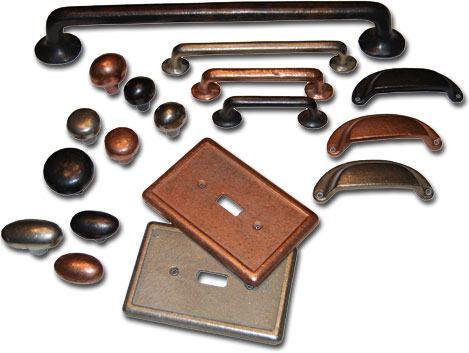 Brookside Bronze and Copper Cabinet Hardware